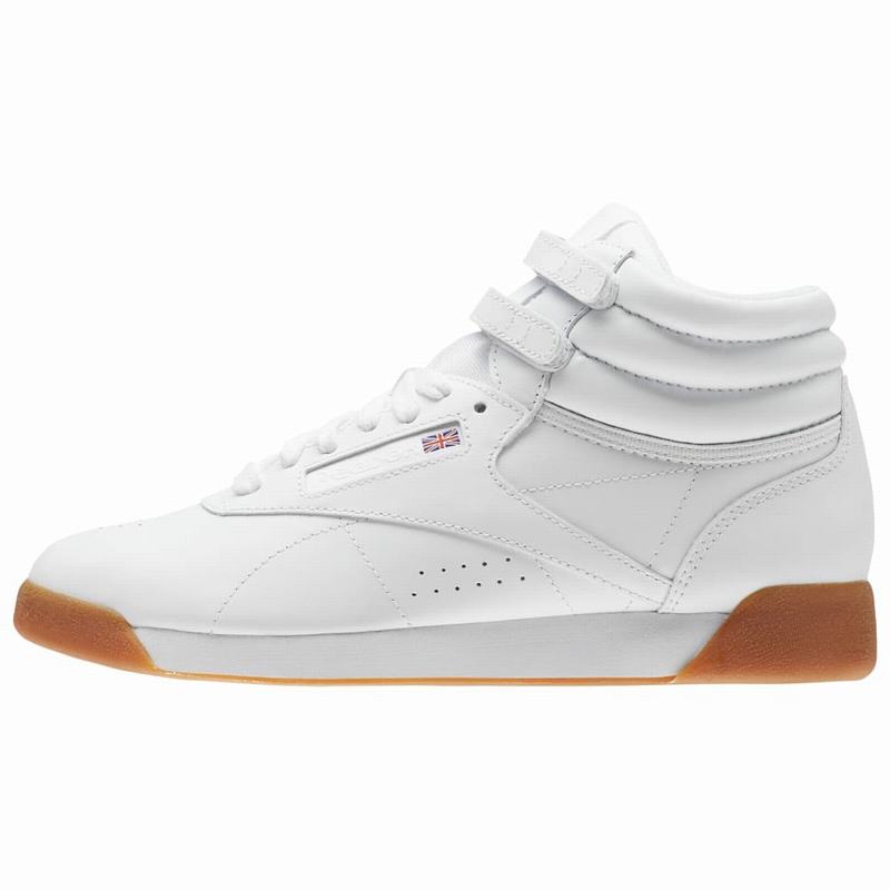 Tenisi Reebok Freestyle Hi Dama Albi Romania LW2090VZ